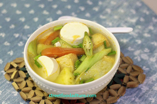 Vegetarian Sour Soup Recipe (Canh Chua Chay)